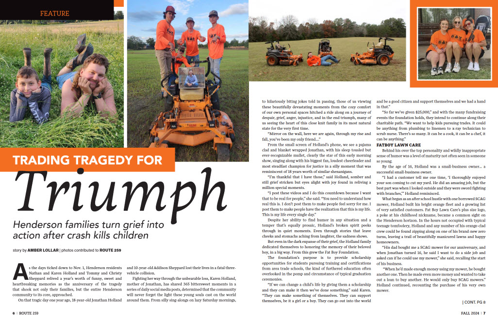 Route 259: Trading Tragedy for Triumph