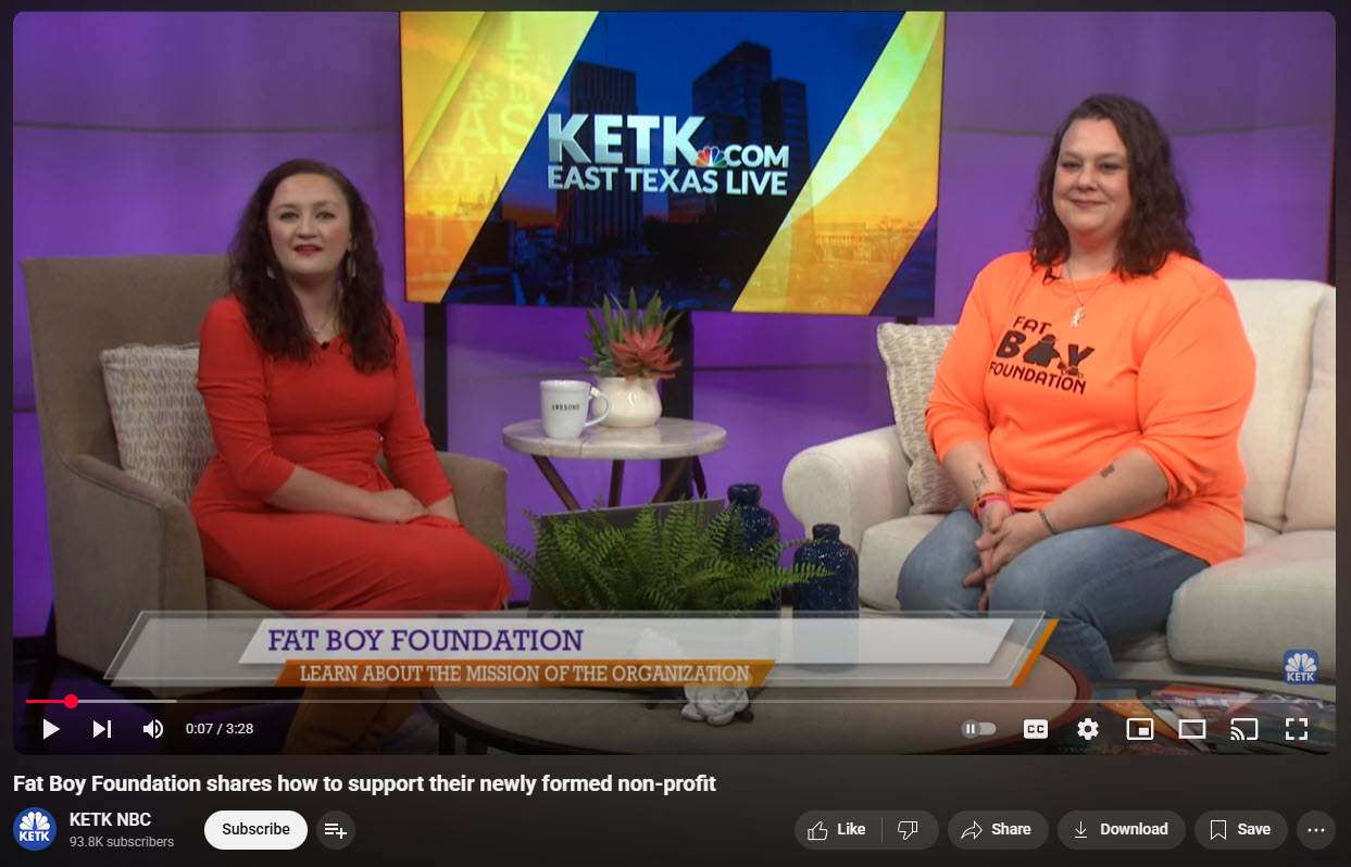 KETK: Fat Boy Foundation shares how to support their newly formed non-profit (VIDEO)